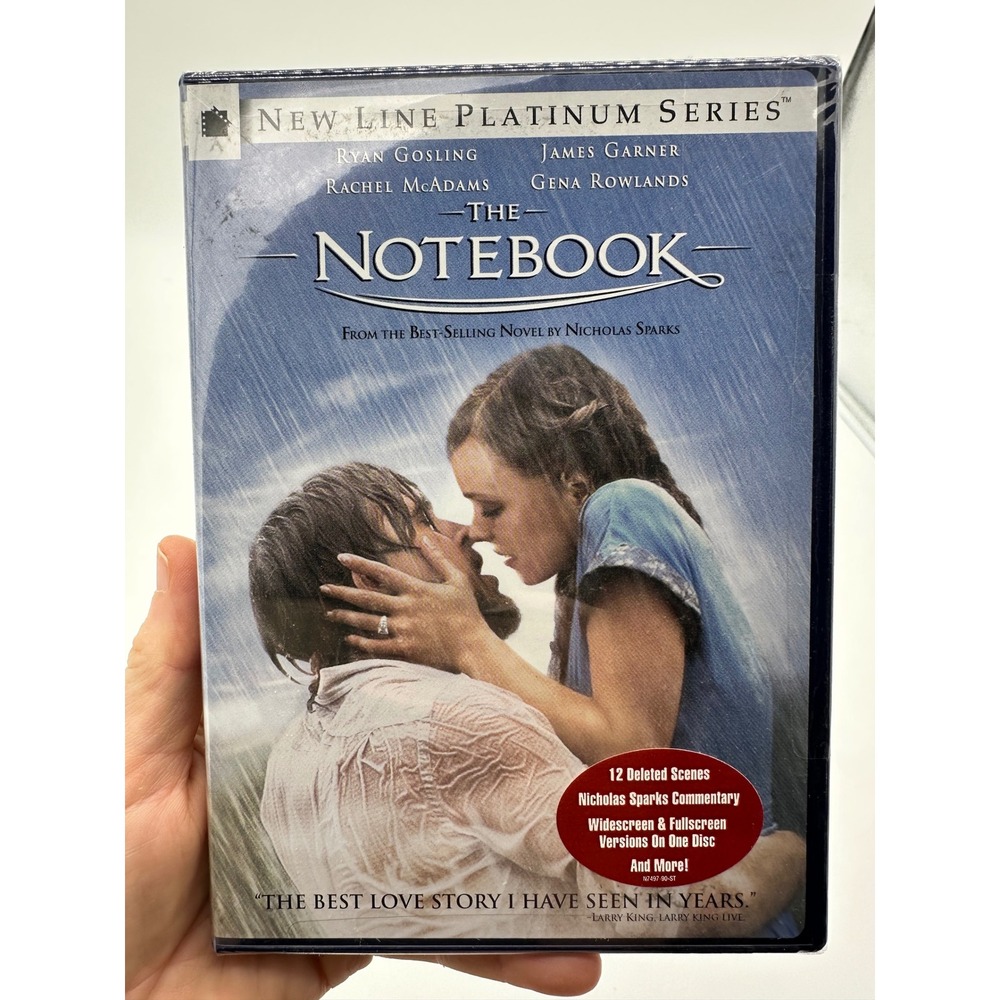 New Line The Notebook DVD Romance Nicholas Sparks Ryan Gosling Sealed